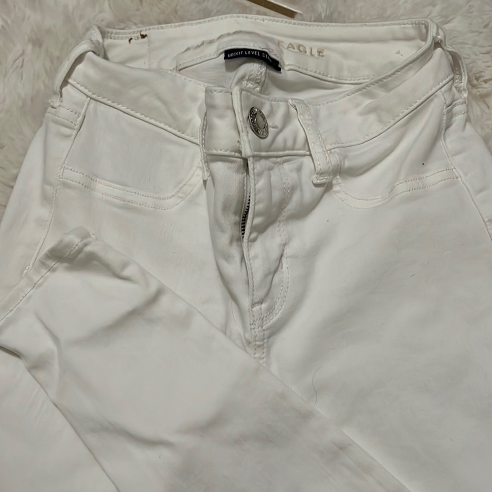 American eagle white skinny Jean